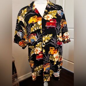 RJC Hawaiian Men's Vintage Trucks XXL Made In Hawaii